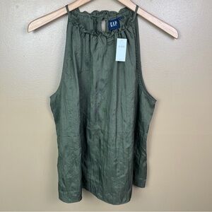 NEW GAP Emerald Green Sleeveless Tank Women's Large